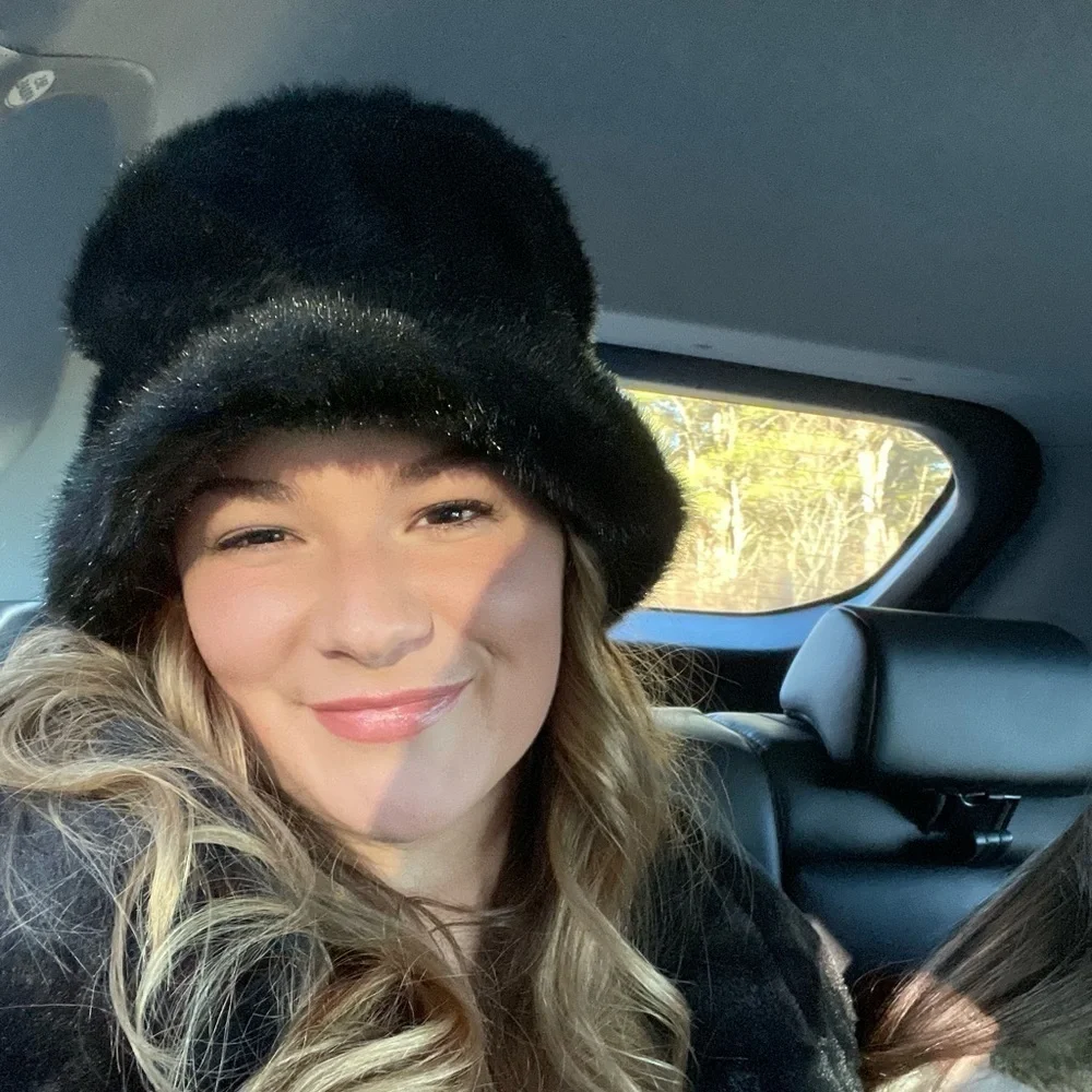 Luxe Faux Fur Hat & Cape Set